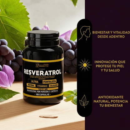 RESVERATROL 100CAP+PATRON 30CAP/VITALIDA