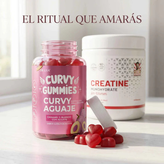 PACK CURVY GUMMIES + CREATINE FOR WOMEN